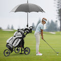 3 Wheels Folding Golf Push Cart with Seat Scoreboard and Adjustable Handle