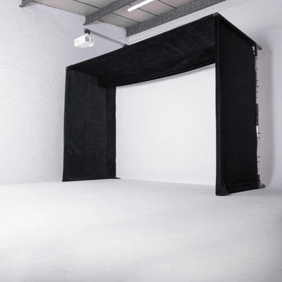 GolfBays Lux Golf Simulator Hitting Enclosure