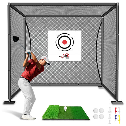 Golf Driving Practice Cage (Black) - Golf Supply HQ