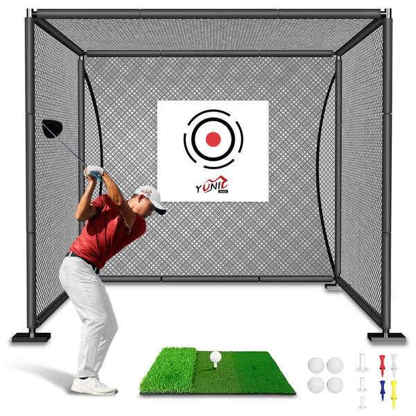 Golf Driving Practice Cage (Black) - Golf Supply HQ