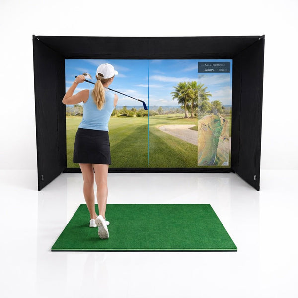 GolfBays EasySim Golf Simulator Enclosure - Golf Supply HQ