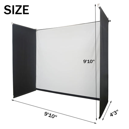 Impact Sports Motorized Drop Down Golf Simulator Enclosure – Remote Controlled - Golf Supply HQ