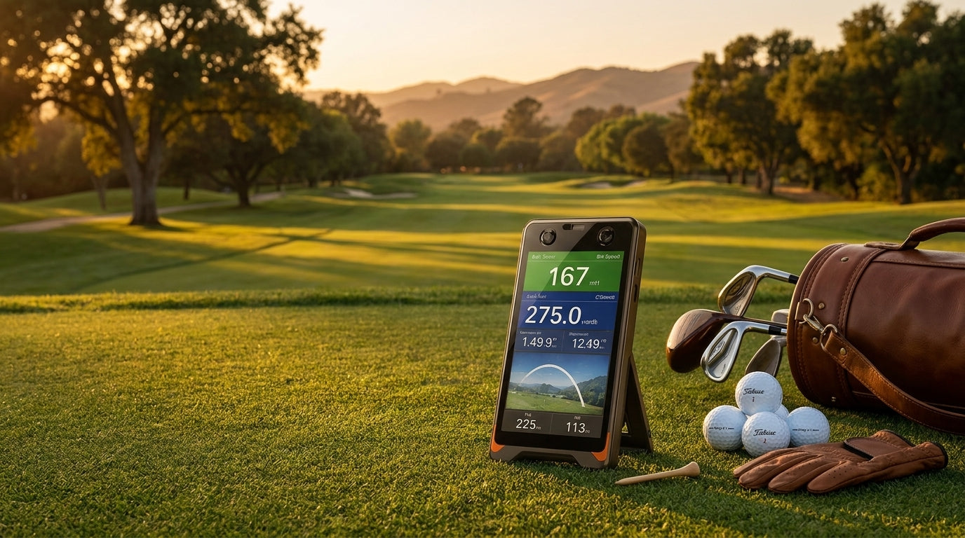 AeroPulse RangePad Launch Monitor — Lifestyle