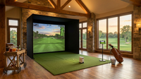 EdgeFlight Apex S350 Golf Simulator Studio — Lifestyle