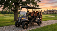 Voltura Apex 6L Luxury Golf Cart — Lifestyle